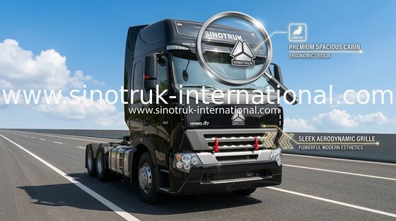 Υψηλή επίδοση D12.38/Tipper 380HP HOWO τρακτέρ εγκεκριμένος ο φορτηγό ISO