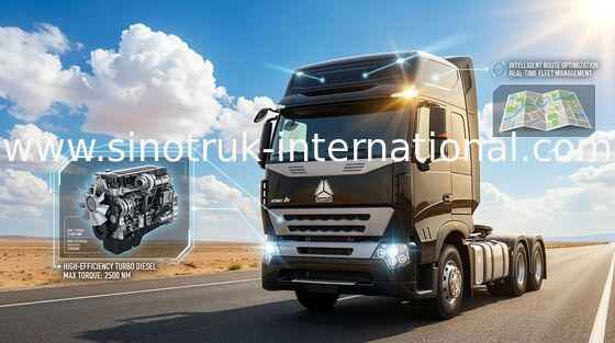 6X4 φορτηγό απορρίψεων τρακτέρ Euro2 380HP SINOTRUK HOWO A7 LHD ZZ4257N3247N1B
