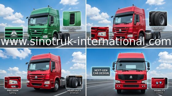 Φορτηγό LHD 6X4 Euro2 371HP ZZ4257S3241V τρακτέρ SINOTRUK HOWO