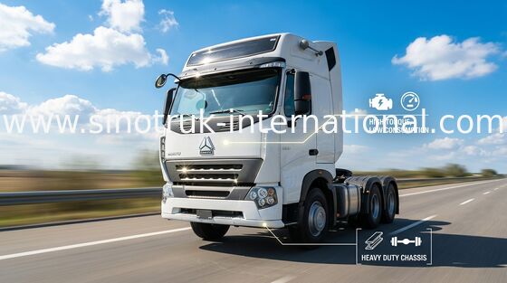 Επικεφαλής ρυμουλκό LHD 6X4 Euro2 336HP φορτηγών με δύο το αγκυροβόλιο ZZ4257N3247N1B