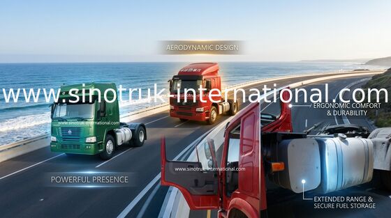 Φορτηγό SINOTRUK HOWO RHD 4X2 Euro2 336HP ZZ4187N3511W τρακτέρ