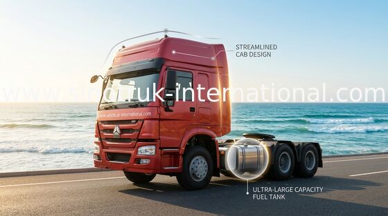 Φορτηγό SINOTRUK HOWO LHD 4X2 Euro2 371HP ZZ4187S3511W τρακτέρ