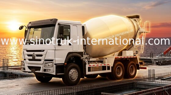 SINOTRUK HOWO LHD 6×4 10 τροχών Μείχτης σκυροδέματος Φορτηγό Μεγάλη ιπποδύναμη 400HP