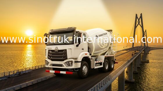 Υψηλή αποδοτικότητα 10CBM 380HP 6X4 LHD φορτηγών συγκεκριμένων αναμικτών HOWO SINOTRUK