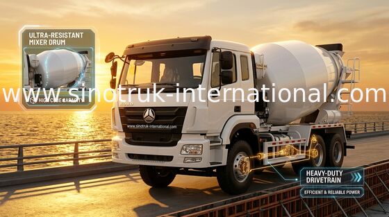 Φορτηγό Euro2 290HP 6X4 ZZ5255GJBM3846B1 αντλιών συγκεκριμένων αναμικτών SINOTRUK HOHAN