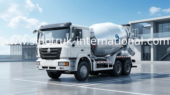 Κινητό ημι τσιμέντο που αναμιγνύει το φορτηγό 10CBM 290HP συγκεκριμένων αναμικτών εξοπλισμού