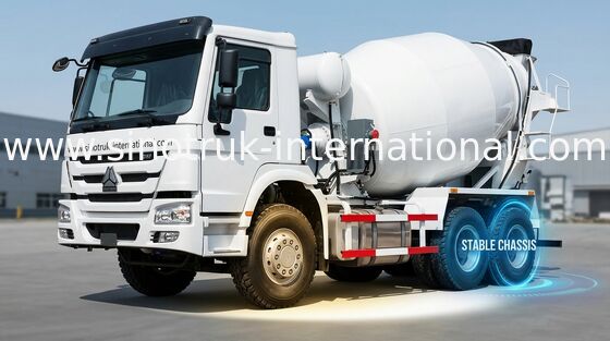 Φορτηγό 10CBM 336HP 6X4 LHD ZZ5257GJBN3841W συγκεκριμένων αναμικτών SINOTRUK HOWO