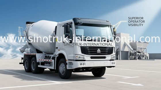 Φορτηγό SINOTRUK HOWO 12CBM 336HP 6X4 LHD ZZ1257N4048W συγκεκριμένων αναμικτών
