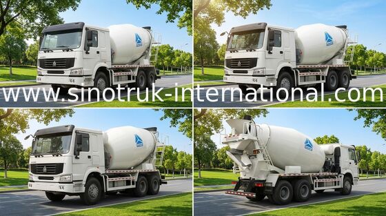 Φορτηγό SINOTRUK HOWO 12CBM 336HP 6X4 RHD ZZ5257GJBN4048W συγκεκριμένων αναμικτών