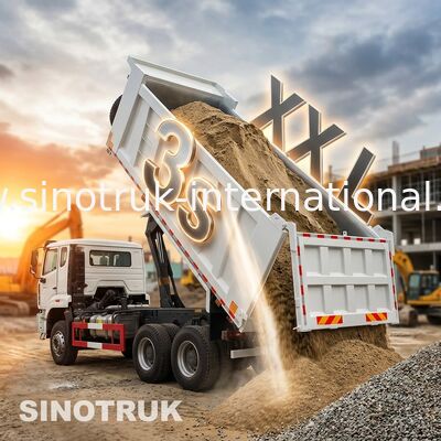Αριστερό ή δεξί μοντέλο οδήγησης Howo Dump Truck 371 House Power Ultimate Heavy Duty Workhorse