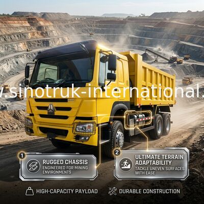 Sinotruk Howo Τρακ Weichai 380Hp 10 τροχούς 6 × 4 Rhd 20CBM