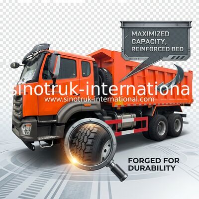 Σινοτρούκ Χόχαν Τρακ Ν7 6 × 4 10 τροχούς 380HP Lhd ή Rhd