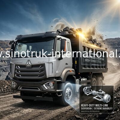 Tipper αμαξιών SINOTRUK HOWO N7 ασήμι διαμαντιών φορτηγών απορρίψεων LHD 6X4 400HP