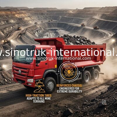 Sinotruk Howo Τρακ 380Hp 6 × 4 20CBM U Τύπος κουτί 10 τροχούς