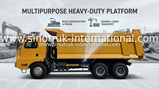 Tipper HOWO φορτηγό 30tons 371 αριστερό Drive 6X4 Euro2 ZZ3259N384PB3
