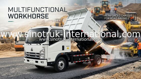 Sinotruk Howo 8 ελαφριάς καθήκοντος απορρίψεων τόνοι ανύψωσης 4×2 Rhd φορτηγών μέσης