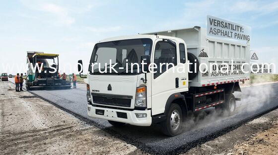 Δεξιά κίνηση φορτηγών απορρίψεων καθήκοντος 116HP HOWO 4X2 ελαφριά RHD