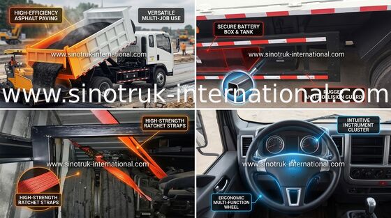 Tipper Euro2 116hp δεξί Drive φορτηγών απορρίψεων