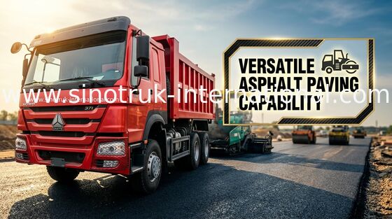 ZZ3257N3647A Red Tipper Dump Truck 371hp 6×4