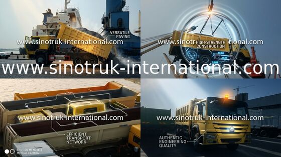 Tipper μεγάλης περιεκτικότητας RHD φορτηγό απορρίψεων με το ηλεκτρονικό σύστημα διαχείρισης