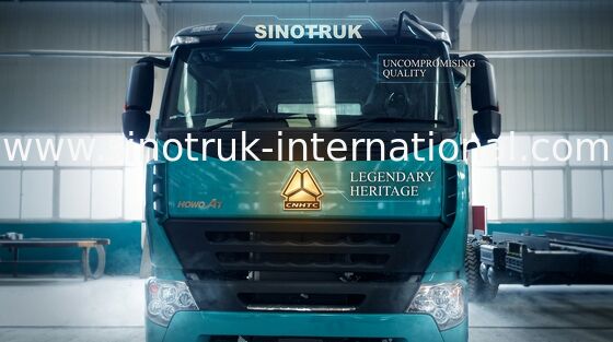 Tipper μεταλλείας RHD SINOTRUK HOWO A7 μακρά ζωή καμπινών φορτηγών απορρίψεων ZZ3257M3847N1 A7- Π