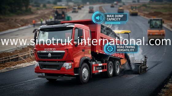 360HP LHD 30 - 40 Tipper Howo φορτηγών απορρίψεων Sinotruk Howo 6x4 τόνοι φορτηγών διεθνών