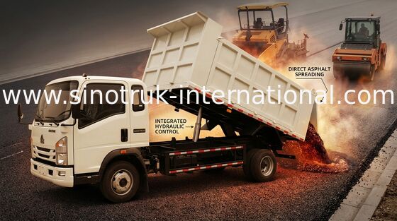 4×2 Rhd 8 Tipper εκφορτωτών τόνοι φορτηγών 116hp για τη χρησιμοποίηση μεταλλείας