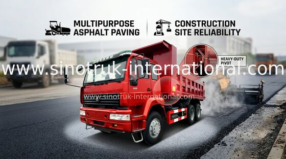 Μέσος Tipper μήκους LHD 6X4 χρυσός πρίγκηπας 290HP φορτηγών απορρίψεων SINOTRUK για τη μεταλλεία