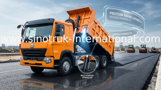 Το ευρο- Tipper 2 τυποποιημένο 10 ροδών φορτηγό απορρίψεων 30 - 40 τόνοι για τη φόρτωση στρώνει με άμμο/πέτρες