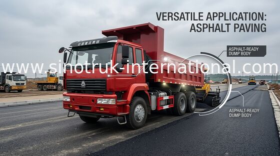SINOTRUK χρυσό Tipper πριγκήπων φορτηγό 290 HP 10 - βαρύ φορτηγό απορρίψεων 25CBM ZZ3251M3241W
