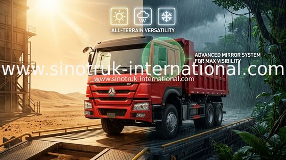 Φορτηγό απορρίψεων SINOTRUK HOWO 290HP LHD 6x4 ZZ3257M4147W