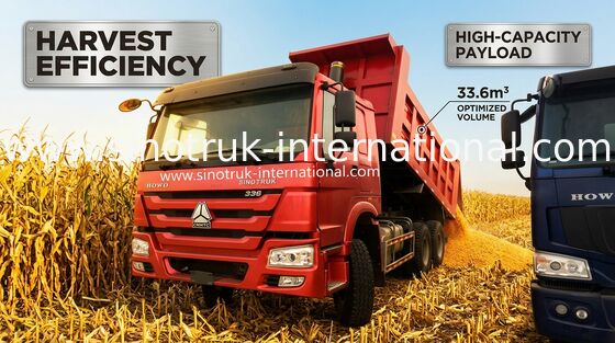 6 X Tipper απορριμάτων 4 371HP βαρέων καθηκόντων φορτηγό απορρίψεων για την εύκολη λειτουργία απορριμάτων μεταφοράς
