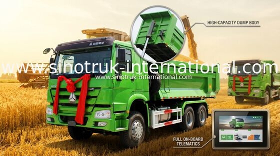 Tipper δομικού υλικού φορτηγό απορρίψεων 266 HP - εμπορικό φορτηγό απορρίψεων 420 HP