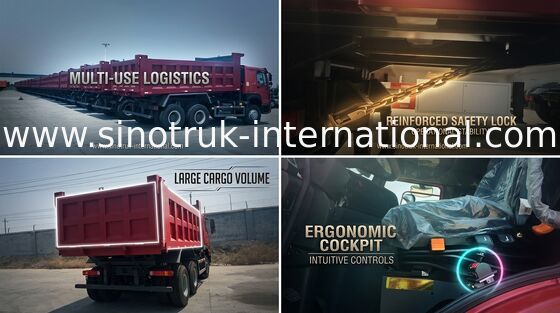 Ευρώ 3 Tipper μηχανών φορτηγό απορρίψεων HC16 16 τόνοι 6 κύλινδρος σύμφωνα με την υδρόψυξη