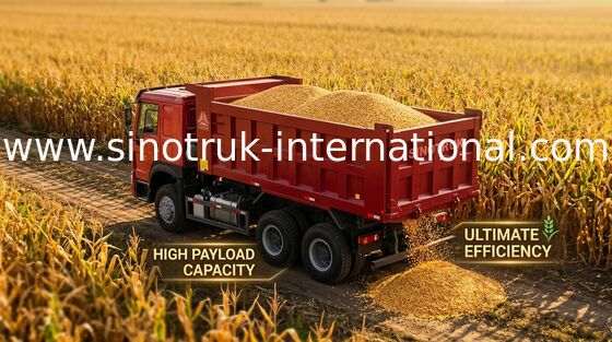 Ορυκτό Tipper φορτηγών απορρίψεων μεταφορών αυτόματο χιλ. φορτίου 30-40T 5800 * 2300 * 1500