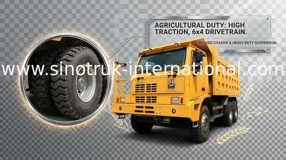 371HP 70 Tipper μεγάλων απορρίψεων φορτηγών ZZ5707S3840AJ ευρο- αυτόματων τόνοι φορτηγών απορρίψεων 2