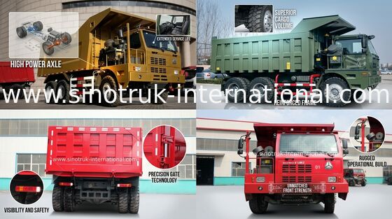 Φορτηγό υψηλής αποδοτικότητας LHD 6X4 SINOTRUK HOWO με τα ευρο- πρότυπα εκπομπής 2