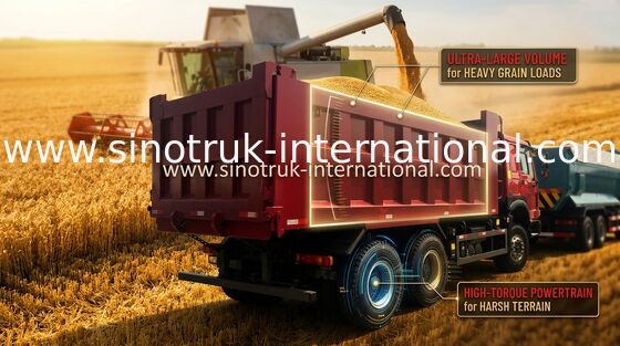 Tipper Howo Sinotruk φορτηγό απορρίψεων 6X4 LHD 371HP 25 τόνος 10-25CBM ZZ3257N3647A