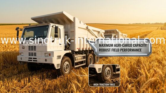 70 Tipper απορρίψεων τόνοι μεταλλείας LHD 6X4 420HP φορτηγών SINOTRUK HOWO70