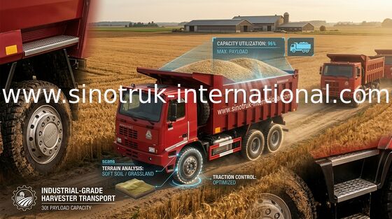 Επαγγελματικό Tipper μηχανών 371HP φορτηγό απορρίψεων, ασφάλεια 10 φορτηγό απορρίψεων ροδών