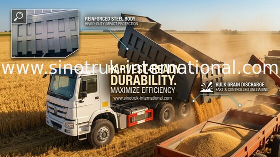 Επαγγελματικές Tipper ρόδες φορτηγών απορρίψεων RHD 10 με τα ευρο- πρότυπα εκπομπής 2