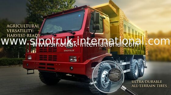 Χρωματισμένο φορτηγό απορρίψεων SINOTRUK HOWO 6x4/Tipper HOWO φορτηγό για τη μεταλλεία