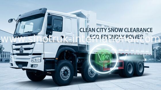 Tipper SINOTRUK HOWO φορτηγό απορρίψεων 371HP 8X4 LHD 31-60tons 20-30CBM ZZ3317N3267W