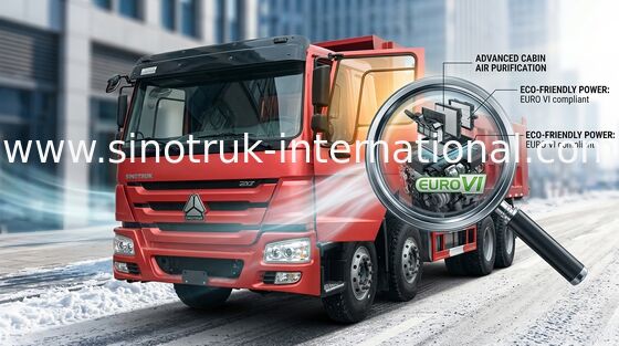 Φορτηγό απορρίψεων SINOTRUK HOWO 371HP 12wheels LHD 31tons 20-30CBM ZZ3317N3567W