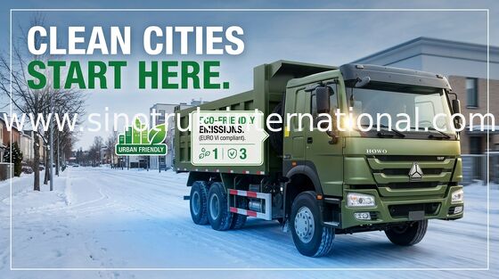 Tipper SINOTRUK HOWO φορτηγό απορρίψεων 371HP 12wheels LHD 31tons 20-30CBM ZZ3317N3267W
