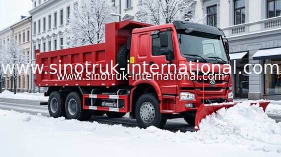 Φορτηγό απορρίψεων SINOTRUK HOWO 290HP 10Wheels LHD 25-40tons 10-25CBM ZZ3257M2947A