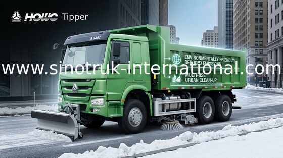 Tipper φορτηγό απορρίψεων SINOTRUK HOWO 10wheels LHD 371HP 25tons 10-25CBM ZZ3257N3847A