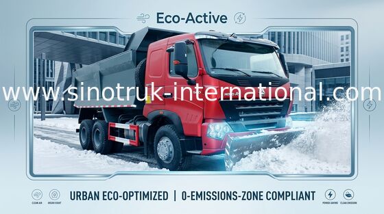 Tipper φορτηγό απορρίψεων SINOTRUK HOWO A7 30 τόνοι για τη μεταλλεία ZZ3257N3647N1