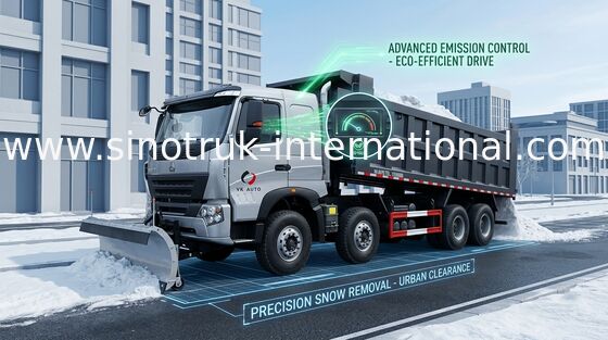 Tipper φορτηγό απορρίψεων SINOTRUK HOWO A7 31 τόνοι για την κατασκευή ZZ3317N3567N1