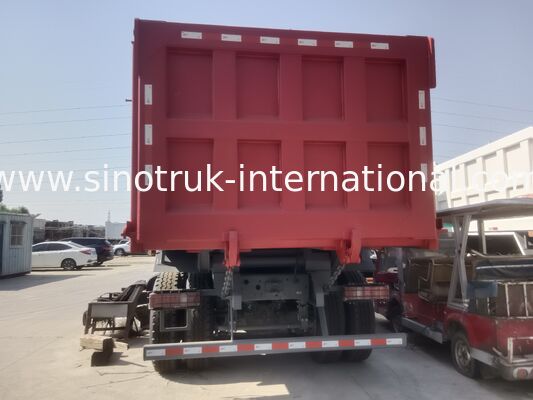 Sinotruk NX Tiper Dump Truck με κινητήρα 371HP, χωρητικότητα 40-50T και 8×4 κίνηση για βαριά μεταφορά κόκκινο